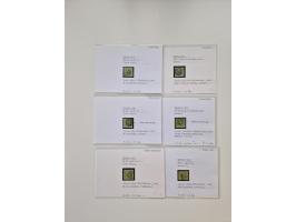 Baden bis Taxis, ungebrauchte und gestempelte Sammlungsbestand, jedes Stück mit ausführlicher Beschriftung auf Karten montier