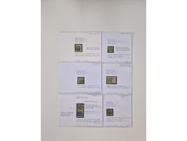 Baden bis Taxis, ungebrauchte und gestempelte Sammlungsbestand, jedes Stück mit ausführlicher Beschriftung auf Karten montier