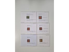 Baden bis Taxis, ungebrauchte und gestempelte Sammlungsbestand, jedes Stück mit ausführlicher Beschriftung auf Karten montier