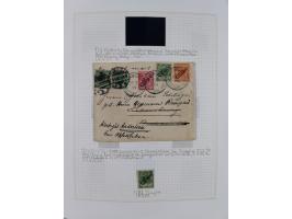 China und Kiautschou, schöne gestempelte Sammlung, jeweils mit Vorläufer-Teil, China mit u.a. Handstempel 5 Pfg. (2x), intere