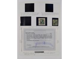 China und Kiautschou, schöne gestempelte Sammlung, jeweils mit Vorläufer-Teil, China mit u.a. Handstempel 5 Pfg. (2x), intere