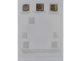 China und Kiautschou, schöne gestempelte Sammlung, jeweils mit Vorläufer-Teil, China mit u.a. Handstempel 5 Pfg. (2x), intere