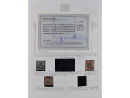 China und Kiautschou, schöne gestempelte Sammlung, jeweils mit Vorläufer-Teil, China mit u.a. Handstempel 5 Pfg. (2x), intere