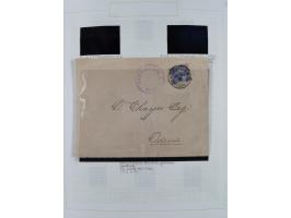 China und Kiautschou, schöne gestempelte Sammlung, jeweils mit Vorläufer-Teil, China mit u.a. Handstempel 5 Pfg. (2x), intere