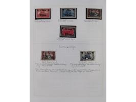 China und Kiautschou, schöne gestempelte Sammlung, jeweils mit Vorläufer-Teil, China mit u.a. Handstempel 5 Pfg. (2x), intere