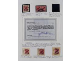 China und Kiautschou, schöne gestempelte Sammlung, jeweils mit Vorläufer-Teil, China mit u.a. Handstempel 5 Pfg. (2x), intere