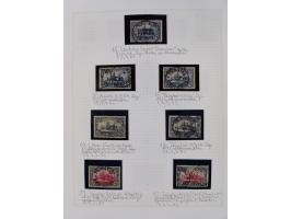 China und Kiautschou, schöne gestempelte Sammlung, jeweils mit Vorläufer-Teil, China mit u.a. Handstempel 5 Pfg. (2x), intere