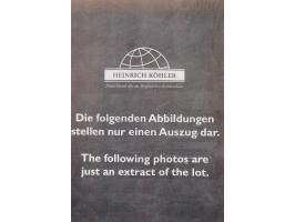 1820/1923, ungebrauchter und meist gestempelter, umfangreicher Sammlungsbestand von Marken und Briefen, jedes Stück mit ausfü