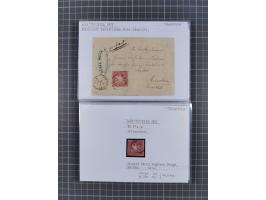 1820/1923, ungebrauchter und meist gestempelter, umfangreicher Sammlungsbestand von Marken und Briefen, jedes Stück mit ausfü