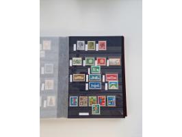 1920/2001, postfrischer, ungebrauchte und gestempelter Bestand in 8 großen Kartons, dabei Sammlungen Bund mit Posthorn, Berli