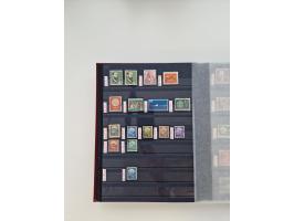 1920/2001, postfrischer, ungebrauchte und gestempelter Bestand in 8 großen Kartons, dabei Sammlungen Bund mit Posthorn, Berli