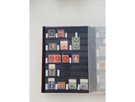 1920/2001, postfrischer, ungebrauchte und gestempelter Bestand in 8 großen Kartons, dabei Sammlungen Bund mit Posthorn, Berli