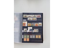 1920/2001, postfrischer, ungebrauchte und gestempelter Bestand in 8 großen Kartons, dabei Sammlungen Bund mit Posthorn, Berli