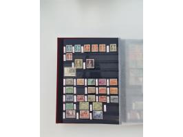 1920/2001, postfrischer, ungebrauchte und gestempelter Bestand in 8 großen Kartons, dabei Sammlungen Bund mit Posthorn, Berli