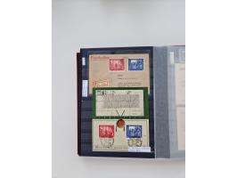 1920/2001, postfrischer, ungebrauchte und gestempelter Bestand in 8 großen Kartons, dabei Sammlungen Bund mit Posthorn, Berli