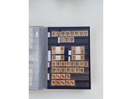 1920/2001, postfrischer, ungebrauchte und gestempelter Bestand in 8 großen Kartons, dabei Sammlungen Bund mit Posthorn, Berli