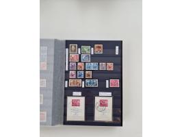 1920/2001, postfrischer, ungebrauchte und gestempelter Bestand in 8 großen Kartons, dabei Sammlungen Bund mit Posthorn, Berli