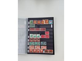 1920/2001, postfrischer, ungebrauchte und gestempelter Bestand in 8 großen Kartons, dabei Sammlungen Bund mit Posthorn, Berli