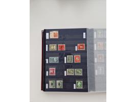 1920/2001, postfrischer, ungebrauchte und gestempelter Bestand in 8 großen Kartons, dabei Sammlungen Bund mit Posthorn, Berli