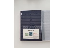 1920/2001, postfrischer, ungebrauchte und gestempelter Bestand in 8 großen Kartons, dabei Sammlungen Bund mit Posthorn, Berli