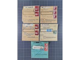 1948/70 (ca.), geschätzt über 600 Briefe, Karten und Ganzsachen, dabei R-Briefe, Einzel- und Mehrfachfrankaturen mit besseren