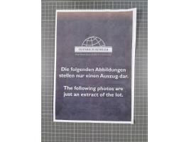 1948/70 (ca.), geschätzt über 600 Briefe, Karten und Ganzsachen, dabei R-Briefe, Einzel- und Mehrfachfrankaturen mit besseren