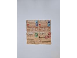1945/48, geschätzt 500 Briefe, Karten und Ganzsachen mit vielen R-Briefen, Sammlerpost mit Satz- und Buntfrankaturen, Einzel-