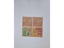 1945/48, geschätzt 500 Briefe, Karten und Ganzsachen mit vielen R-Briefen, Sammlerpost mit Satz- und Buntfrankaturen, Einzel-