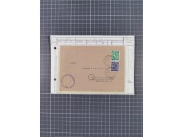 1945/48, geschätzt 200-300 Briefe mit Sammlerpost, vielen R-Briefen, mehrere Briefe mit POL-Lochungen aus Halle inkl. Briefe 