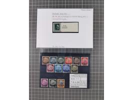 1872/1944, ungebrauchter und meist gestempelter, umfangreicher Sammlungsbestand von Marken und Briefen, jedes Stück mit ausfü