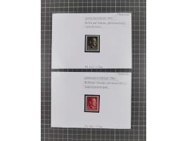 1872/1944, ungebrauchter und meist gestempelter, umfangreicher Sammlungsbestand von Marken und Briefen, jedes Stück mit ausfü