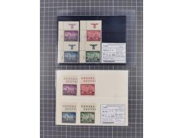 1872/1944, ungebrauchter und meist gestempelter, umfangreicher Sammlungsbestand von Marken und Briefen, jedes Stück mit ausfü