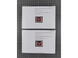 1872/1944, ungebrauchter und meist gestempelter, umfangreicher Sammlungsbestand von Marken und Briefen, jedes Stück mit ausfü