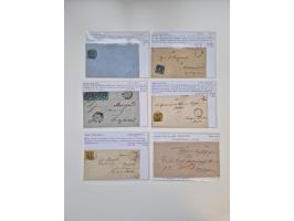 1820/70 (ca.), etwa 200/300 Briefe, Karten und Ganzsachen, dabei einiges interessante Material.
