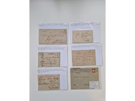 1820/70 (ca.), etwa 200/300 Briefe, Karten und Ganzsachen, dabei einiges interessante Material.