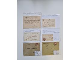 1820/70 (ca.), etwa 200/300 Briefe, Karten und Ganzsachen, dabei einiges interessante Material.