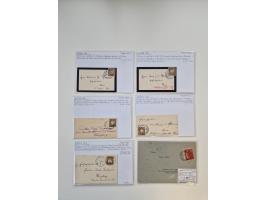 1820/70 (ca.), etwa 200/300 Briefe, Karten und Ganzsachen, dabei einiges interessante Material.