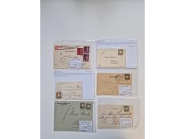 1820/70 (ca.), etwa 200/300 Briefe, Karten und Ganzsachen, dabei einiges interessante Material.