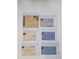 1820/70 (ca.), etwa 200/300 Briefe, Karten und Ganzsachen, dabei einiges interessante Material.