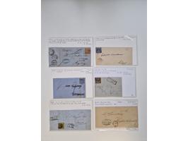 1820/70 (ca.), etwa 200/300 Briefe, Karten und Ganzsachen, dabei einiges interessante Material.