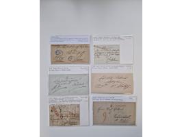 1820/70 (ca.), etwa 200/300 Briefe, Karten und Ganzsachen, dabei einiges interessante Material.