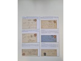 1820/70 (ca.), etwa 200/300 Briefe, Karten und Ganzsachen, dabei einiges interessante Material.
