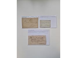 1820/70 (ca.), etwa 200/300 Briefe, Karten und Ganzsachen, dabei einiges interessante Material.