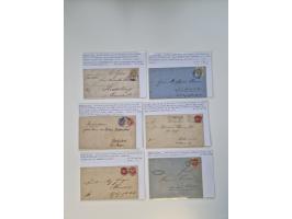 1820/70 (ca.), etwa 200/300 Briefe, Karten und Ganzsachen, dabei einiges interessante Material.