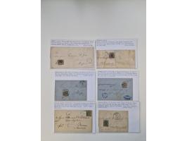 1820/70 (ca.), etwa 200/300 Briefe, Karten und Ganzsachen, dabei einiges interessante Material.