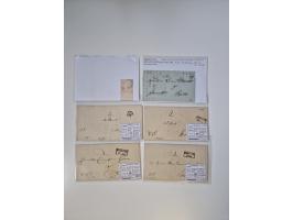 1820/70 (ca.), etwa 200/300 Briefe, Karten und Ganzsachen, dabei einiges interessante Material.