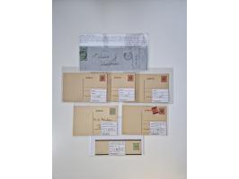 1820/70 (ca.), etwa 200/300 Briefe, Karten und Ganzsachen, dabei einiges interessante Material.