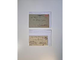 1820/70 (ca.), etwa 200/300 Briefe, Karten und Ganzsachen, dabei einiges interessante Material.