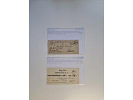 1820/70 (ca.), etwa 200/300 Briefe, Karten und Ganzsachen, dabei einiges interessante Material.