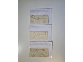1820/70 (ca.), etwa 200/300 Briefe, Karten und Ganzsachen, dabei einiges interessante Material.